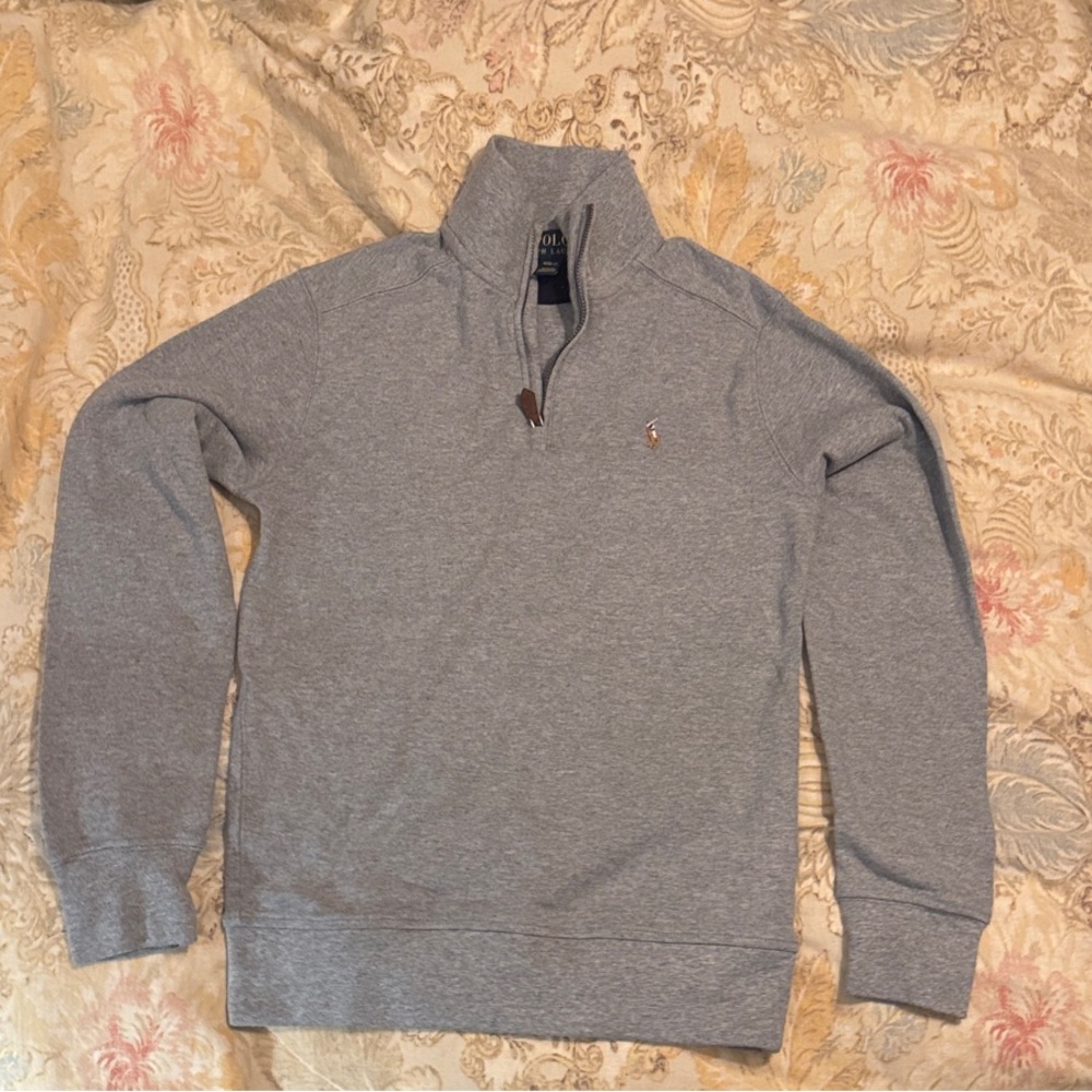Polo by Ralph Lauren Kids Gray Zip-Up Top